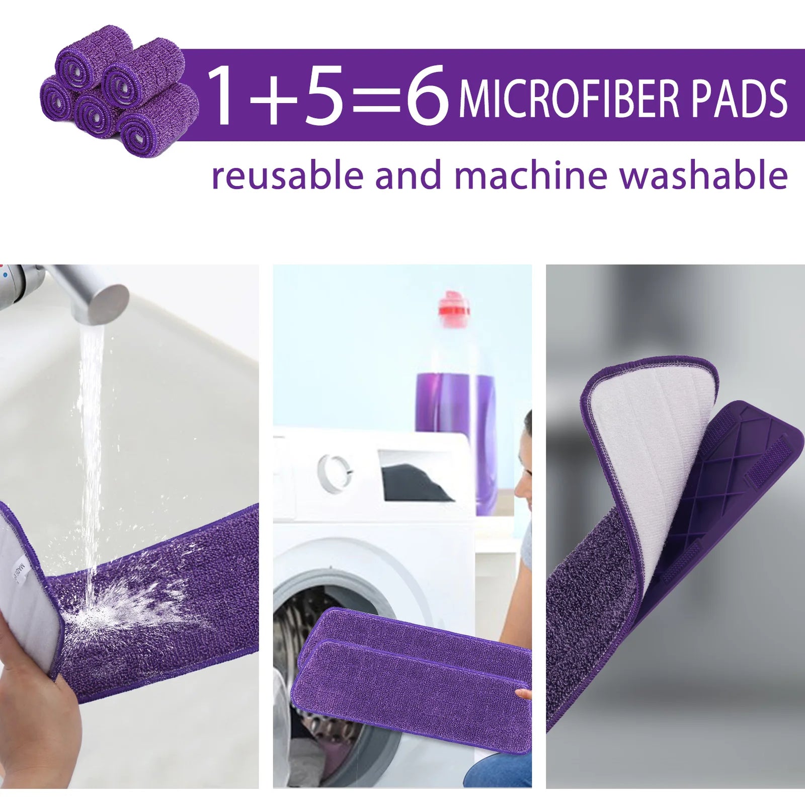 Spray moppe til rengøring af køkken, fliser og trægulve