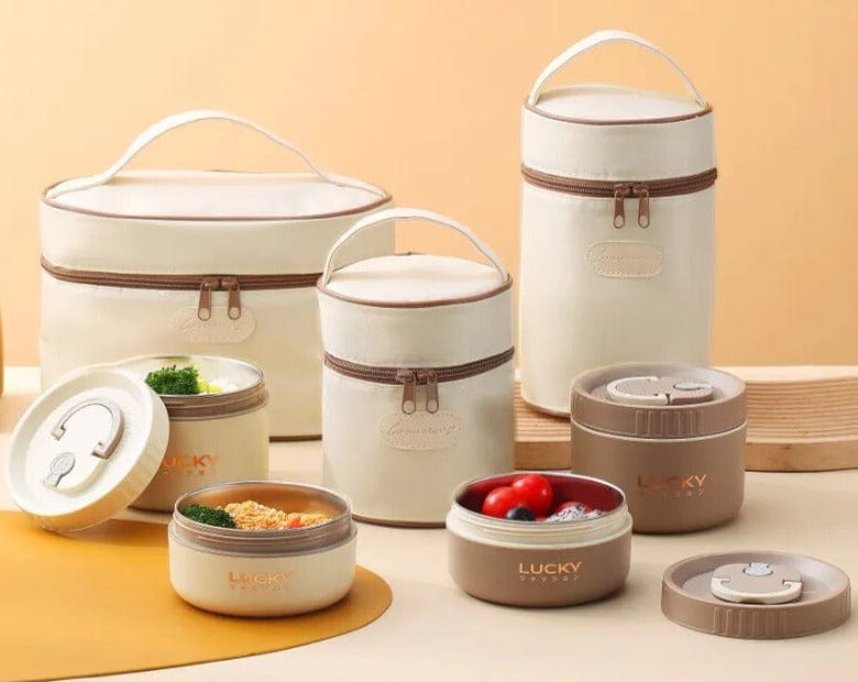 Japanske Bentos "Lucky" med bæretaske