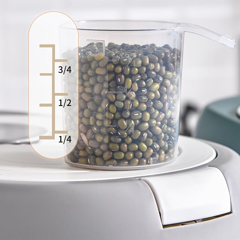 Forseglet risopbevaringsboks med stor kapacitet