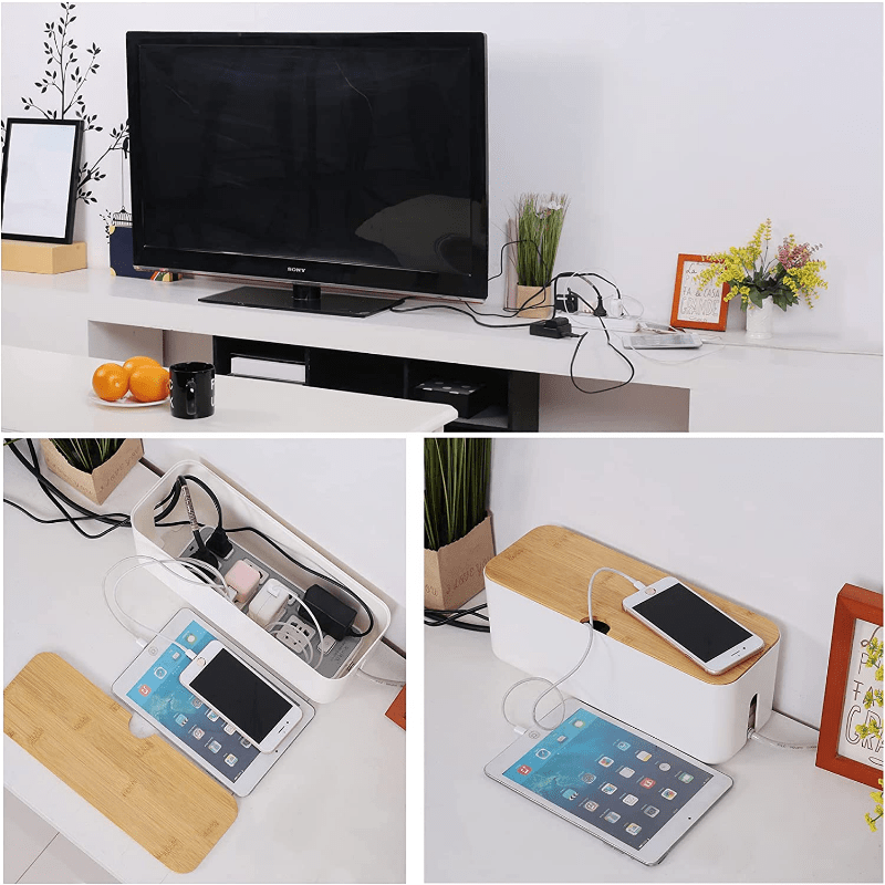 Opbevaringsboks til kabler og ledninger