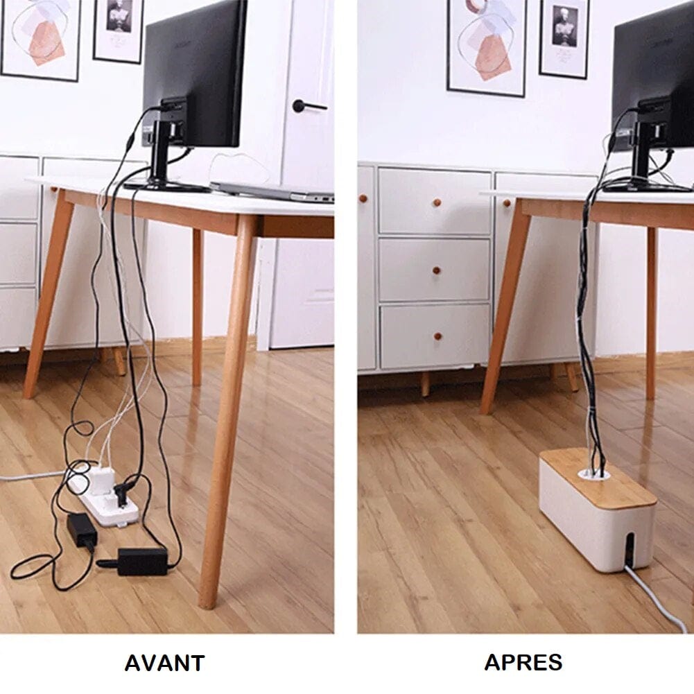 Opbevaringsboks til kabler og ledninger