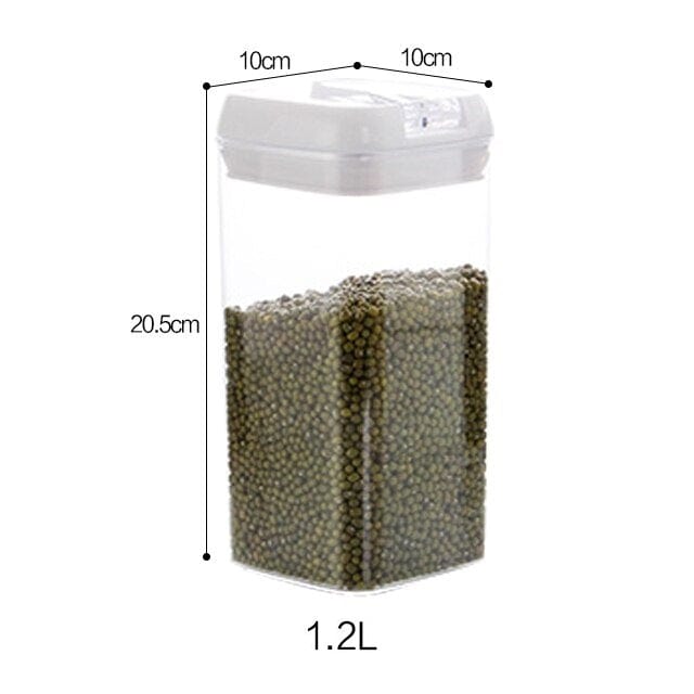 Konserveringsdåser til fødevarer og ingredienser (pakke med 6)