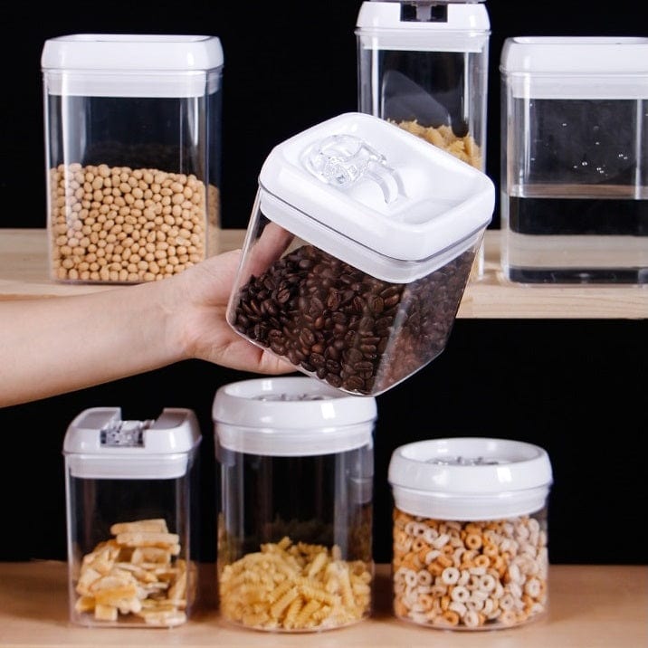 Konserveringsdåser til fødevarer og ingredienser (pakke med 6)