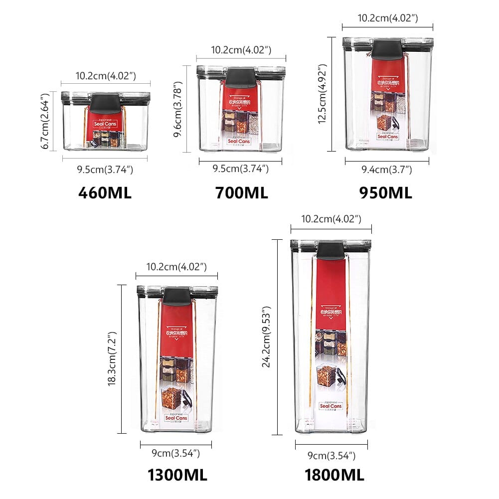 Stabelbare lufttætte kasser