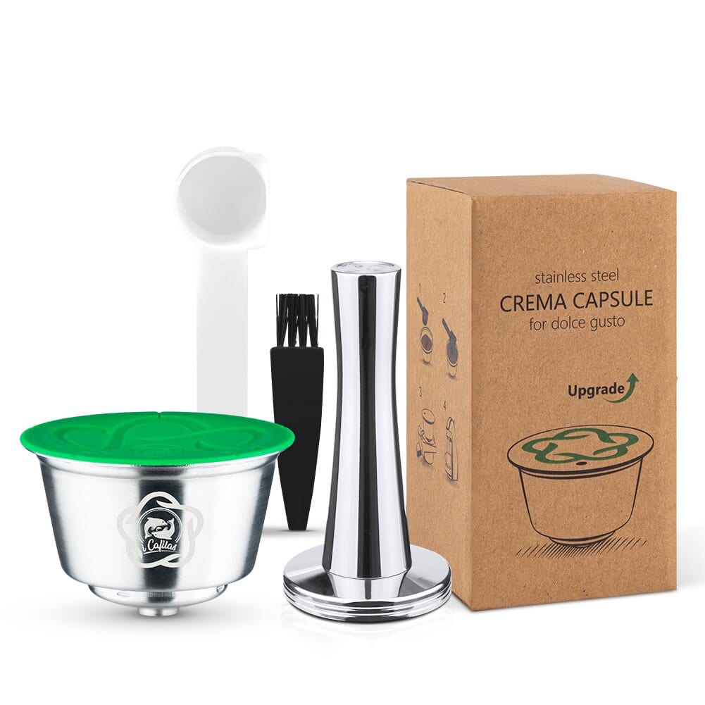 Genanvendelige kapsler til Dolce Gusto 1 kapsel + 1 kop
