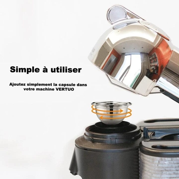 Genanvendelige kapsler til Vertuo og Delonghi
