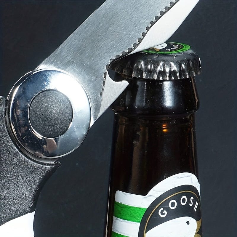 Tyk multifunktionel køkkensaks i rustfrit stål fjerkræsaks