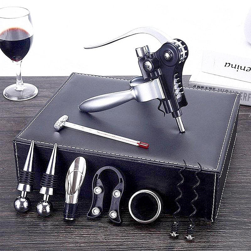 Sommelier-sæt med proptrækker med dobbelt greb