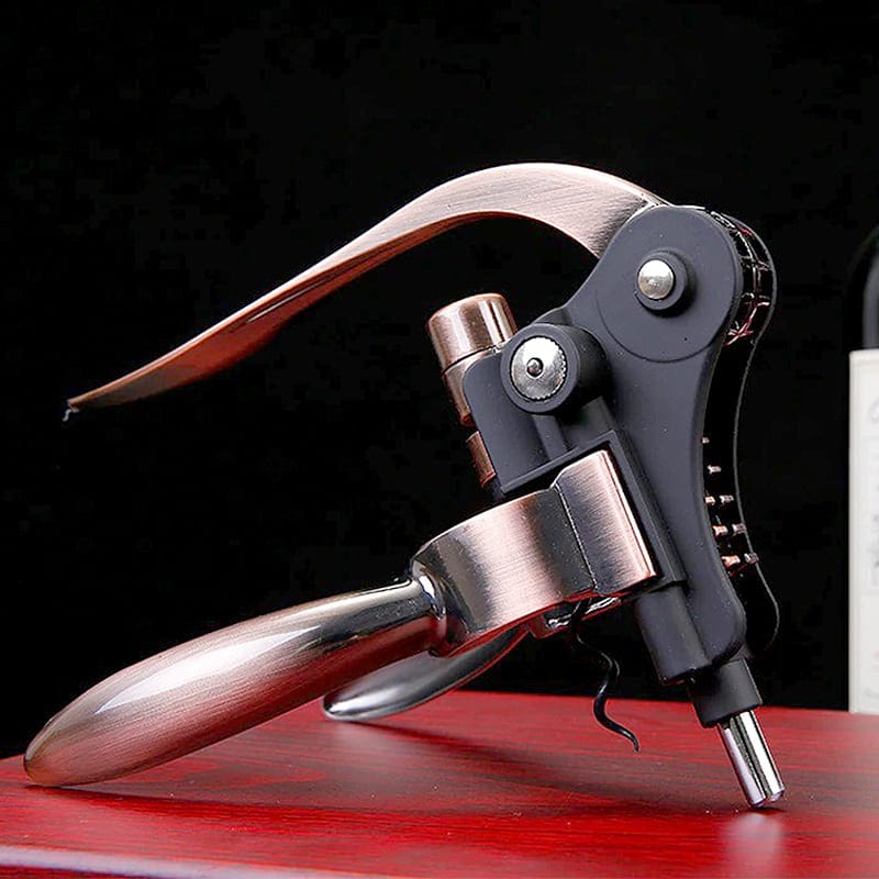 Proptrækkersæt i træ med dobbelt greb