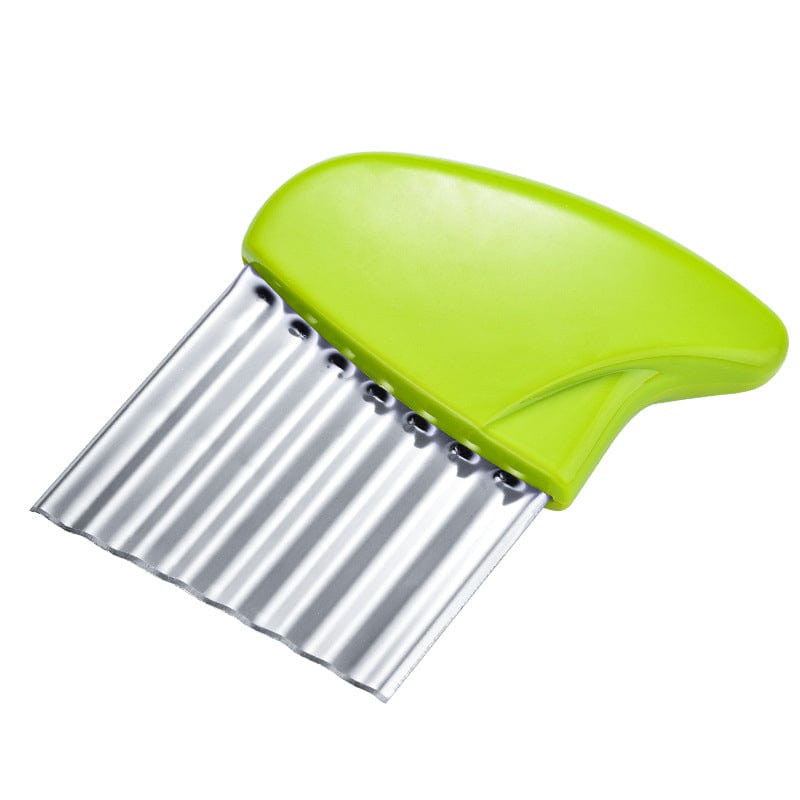 Spånskærer med bølget klinge Grøn