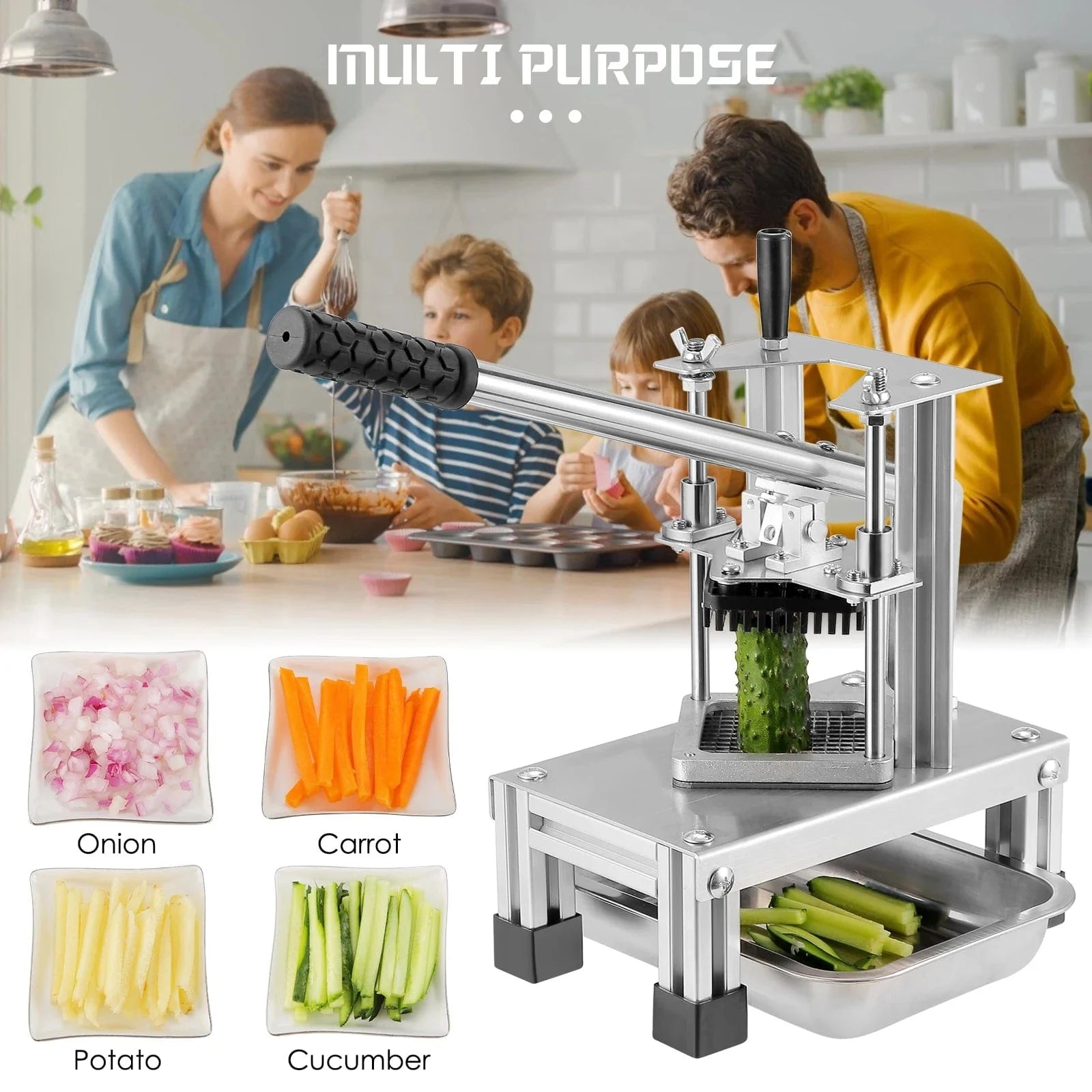 Evolution professionel pommes frites-skærer