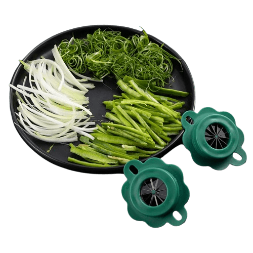 Praktisk øko-grøntsagsskærer i rustfrit stål - Praktisk og effektiv!