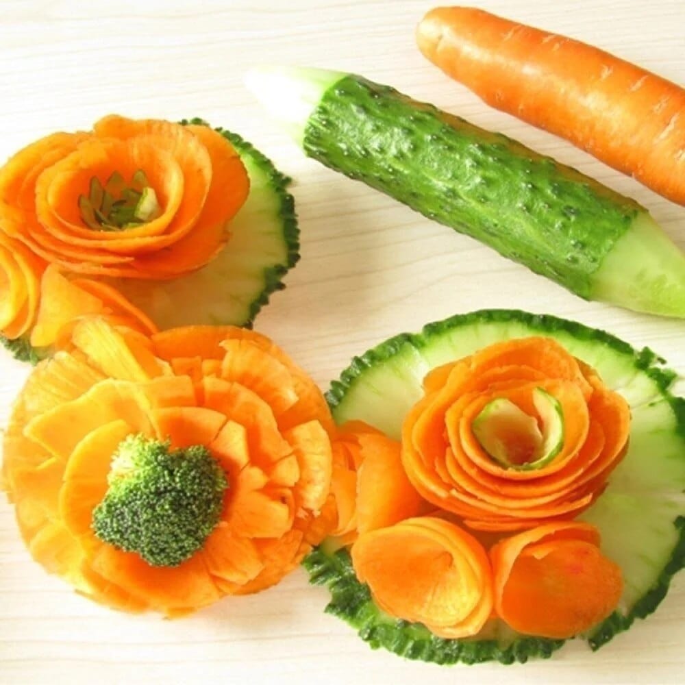 Spiralformet grøntsagssnitter