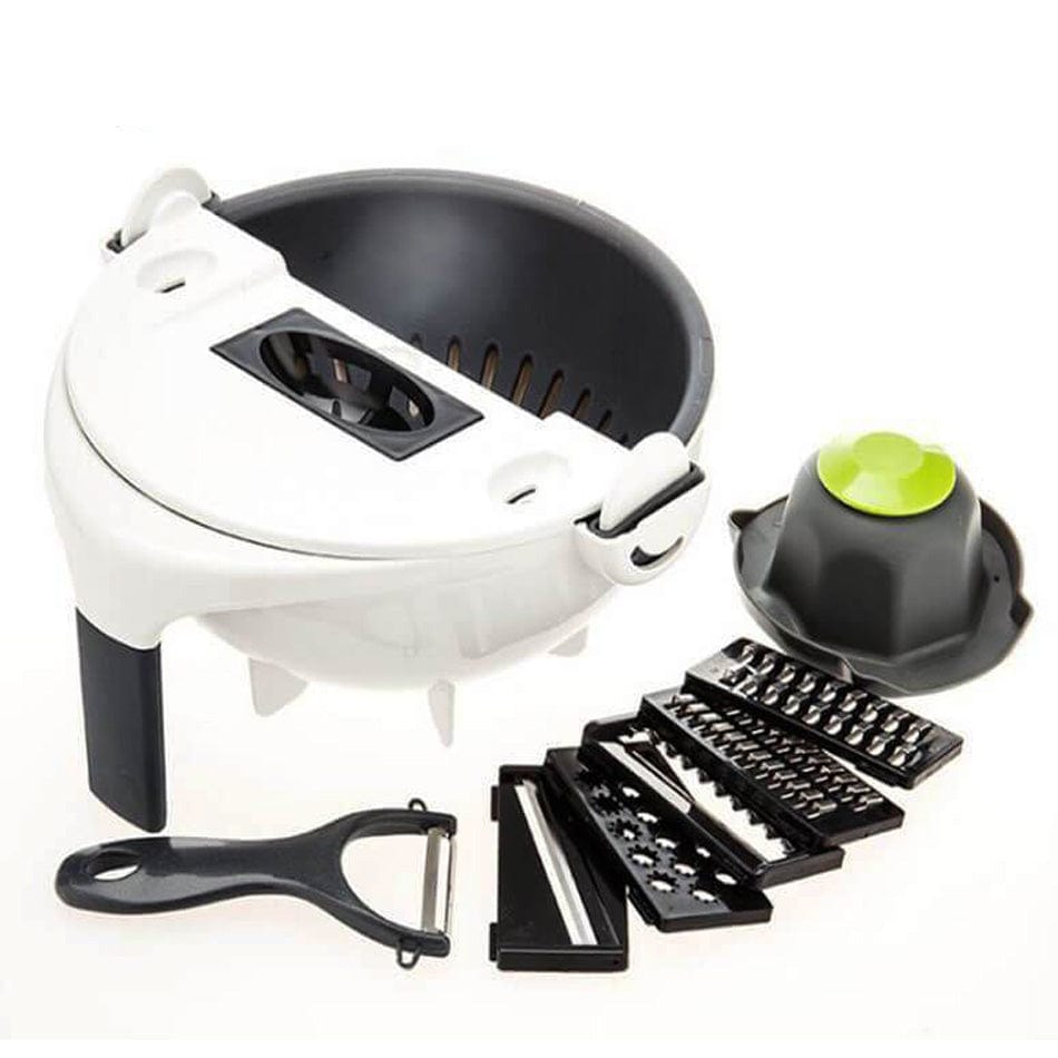 9-i-1 multifunktionel roterende grøntsagsskærer