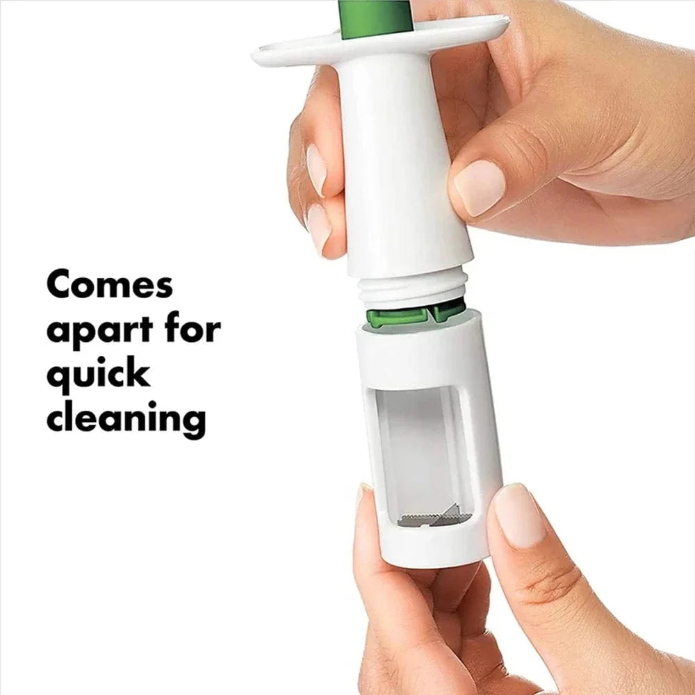 Druesnitter til børn - Frugtskæreredskab - Kreativ madlavning Grøn