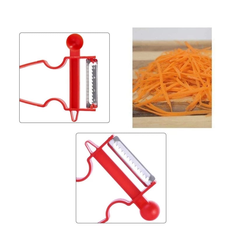 Multifunktionelle grøntsagsskærere og -skrællere