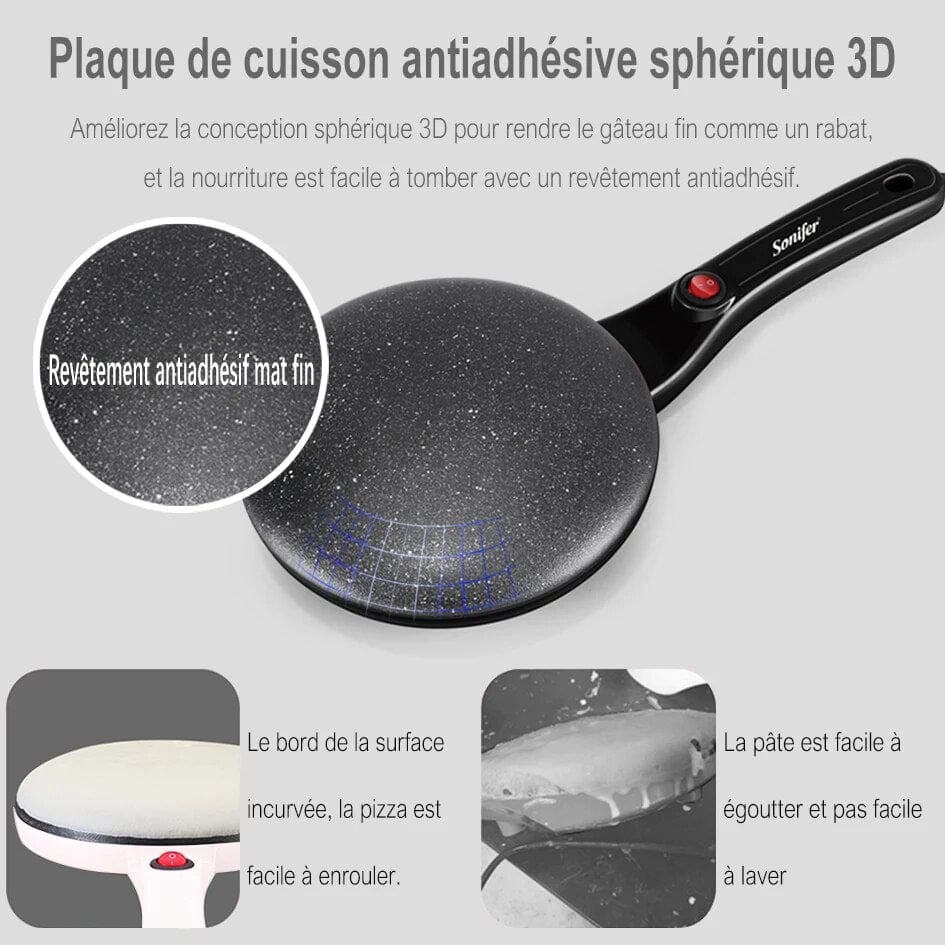 Elektrisk crepe-maskine<br>til perfekte crepes