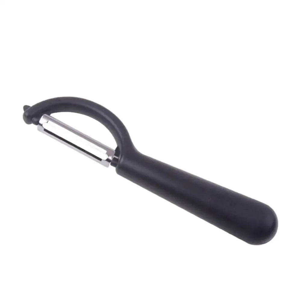 Multifunktionel grøntsagsskræller i rustfrit stål - Praktisk køkkenredskabTableRow - Sort i høj kvalitet