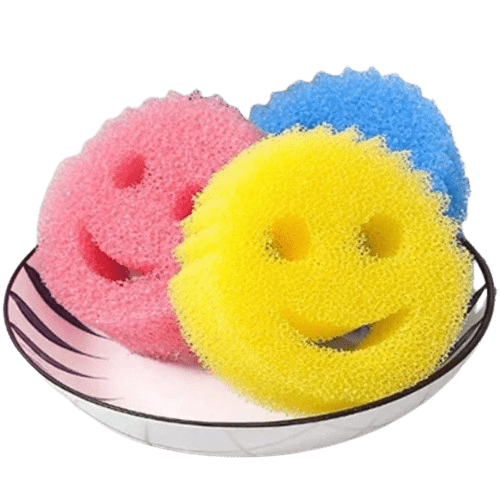 Miracle køkken-/badeværelseshåndklæder (sæt med 3) Blå - Pink - Gul