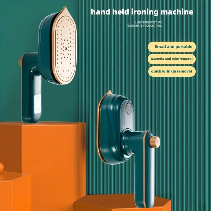 Sammenklappeligt rejsedampstrygejern - 180° rotation, professionel kvalitet, strømtilslutning - til hjemmet og på rejsen