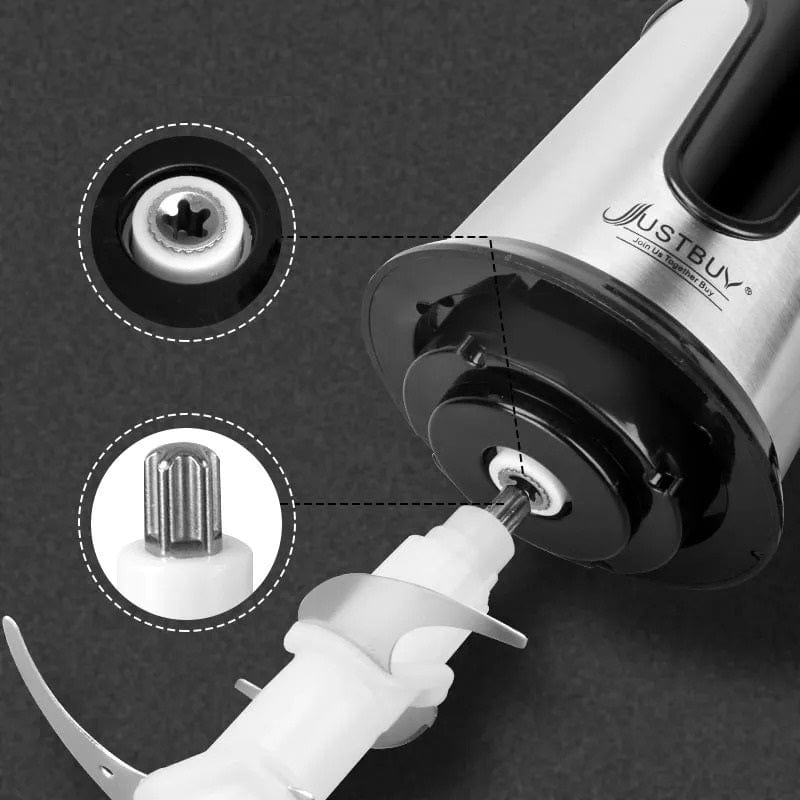 Alsidig elektrisk kødhakker med 2 hastigheder