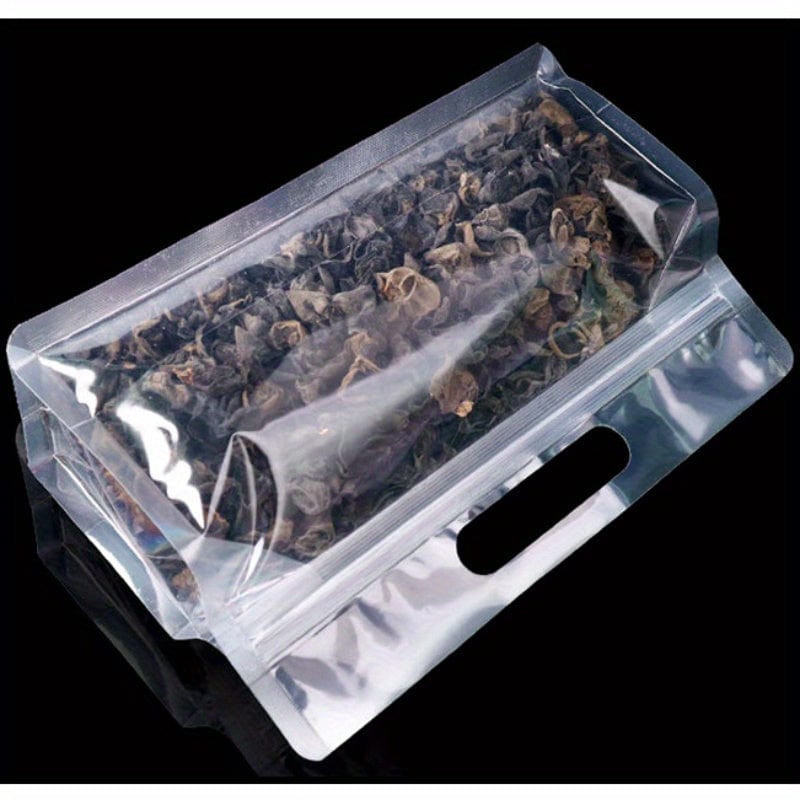 "50 selvstående, gennemsigtige poser til emballering af mad og te" 50 stk.