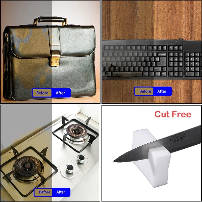 Pakke med 10 Magic rengøringssvampe til køkken og badeværelse