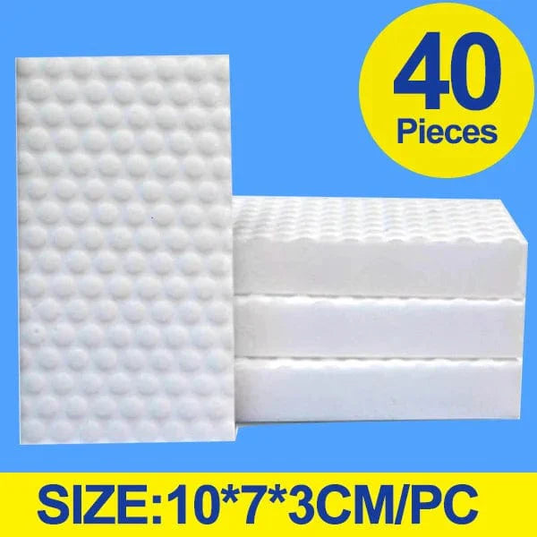 Sæt med 20/40/100 økologiske magiske svampe til køkken og rengøring yshmc-dh-40pc