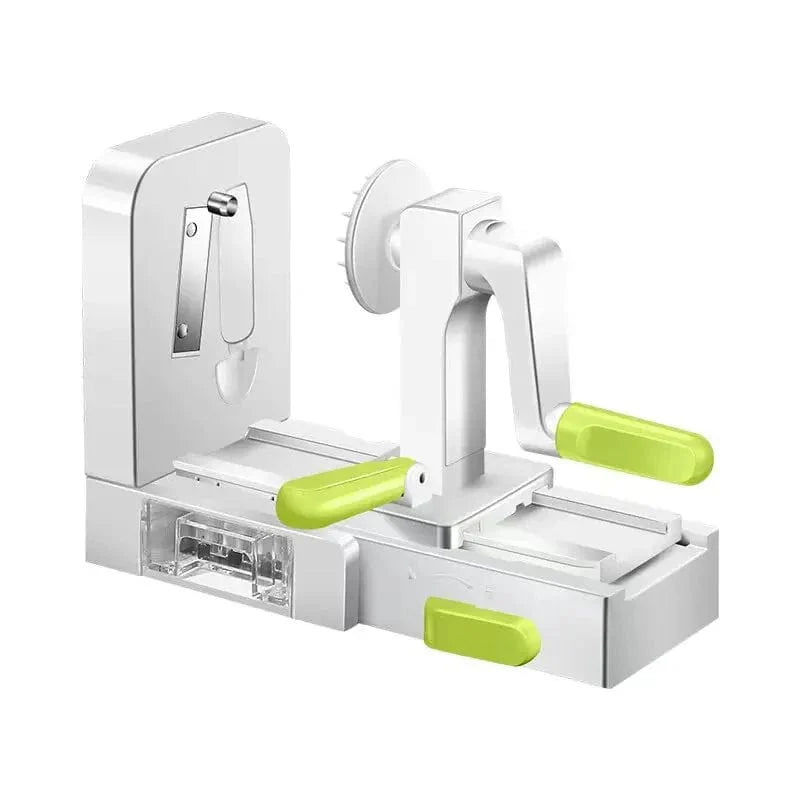 Hvidgrøn 4-i-1 grøntsagssnitter i rustfrit stål