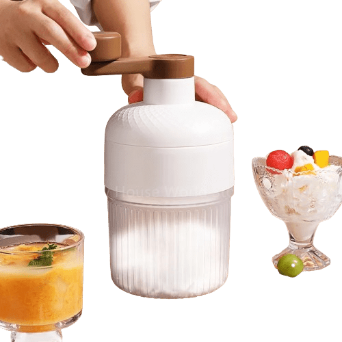 Praktisk manual til maskine til knust is