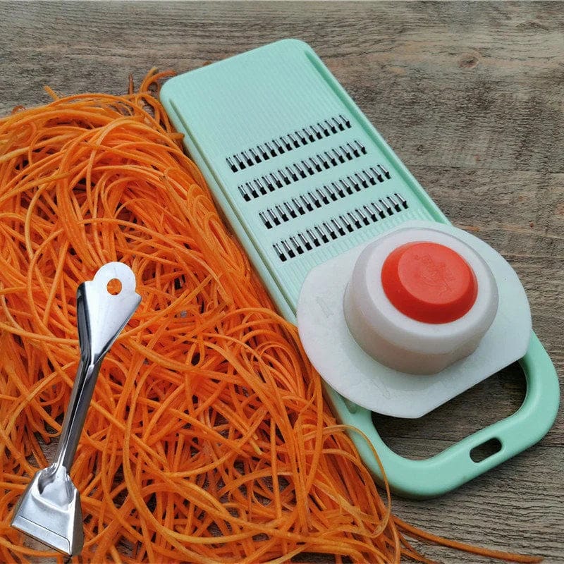 Japansk mandolin 5 i 1 grøn