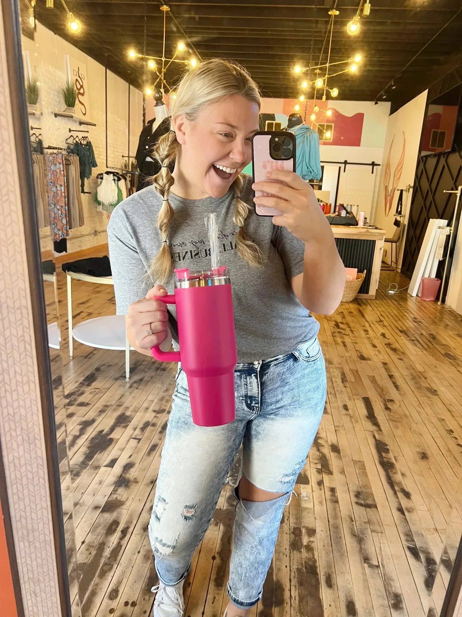 Mega Intelligent Isoleret Flaske - Pink Fuchsia Pink Fuchsia