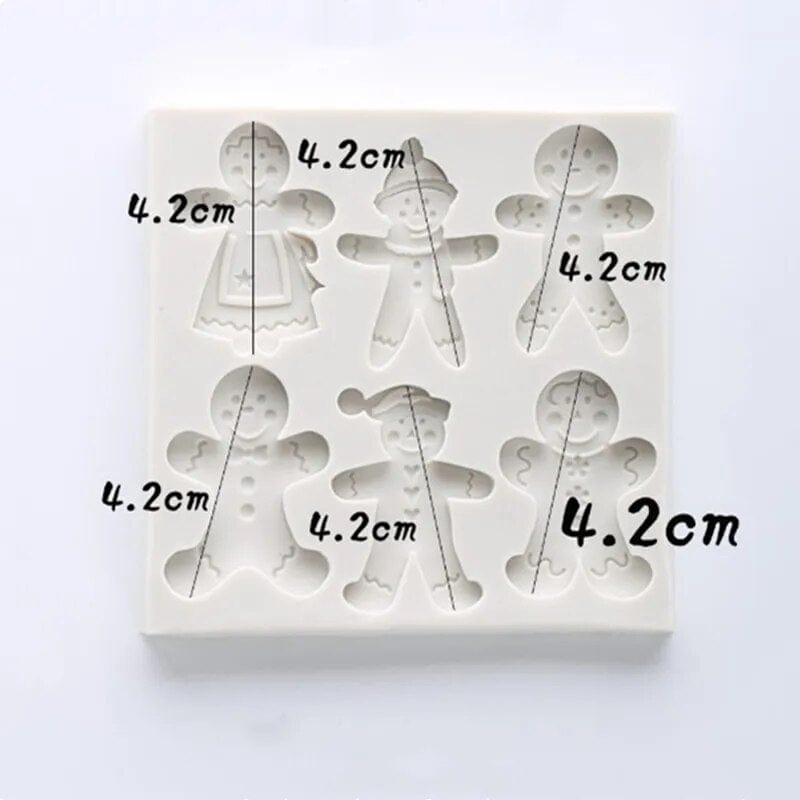 Kageform i form af små mænd