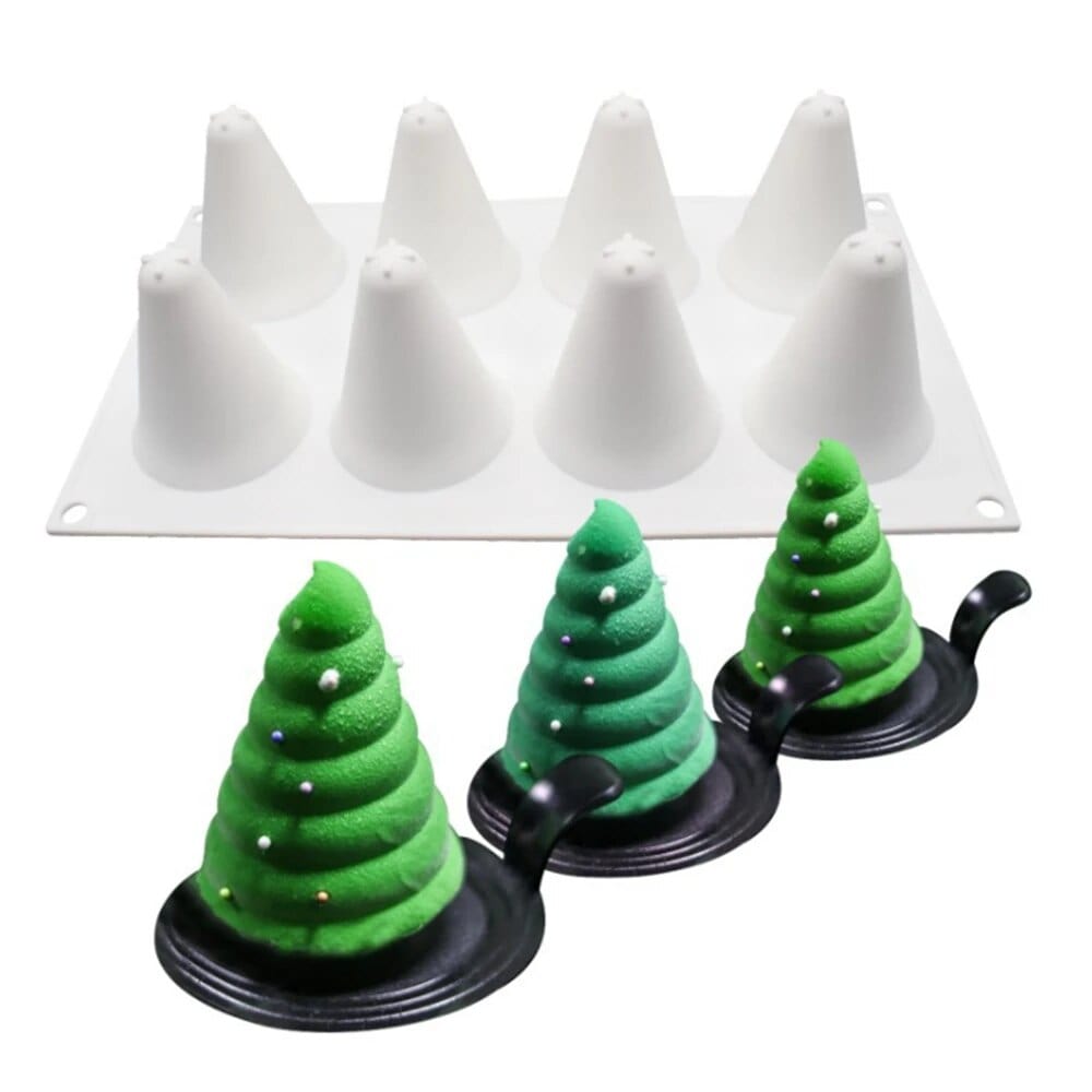 3D Fir Tree kageform