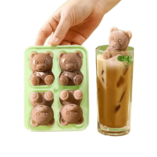 Form til isterninger med bjørn