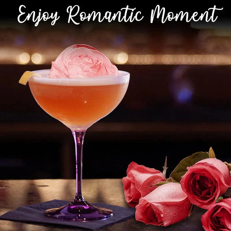 Form til isterninger med roser