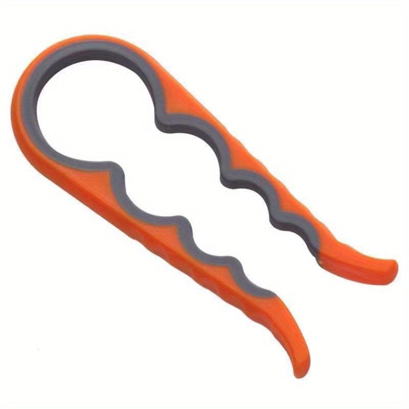 4 i 1 krukkeåbner til ældre og gigtramte | Praktisk køkkentilbehør - MC07011 Orange