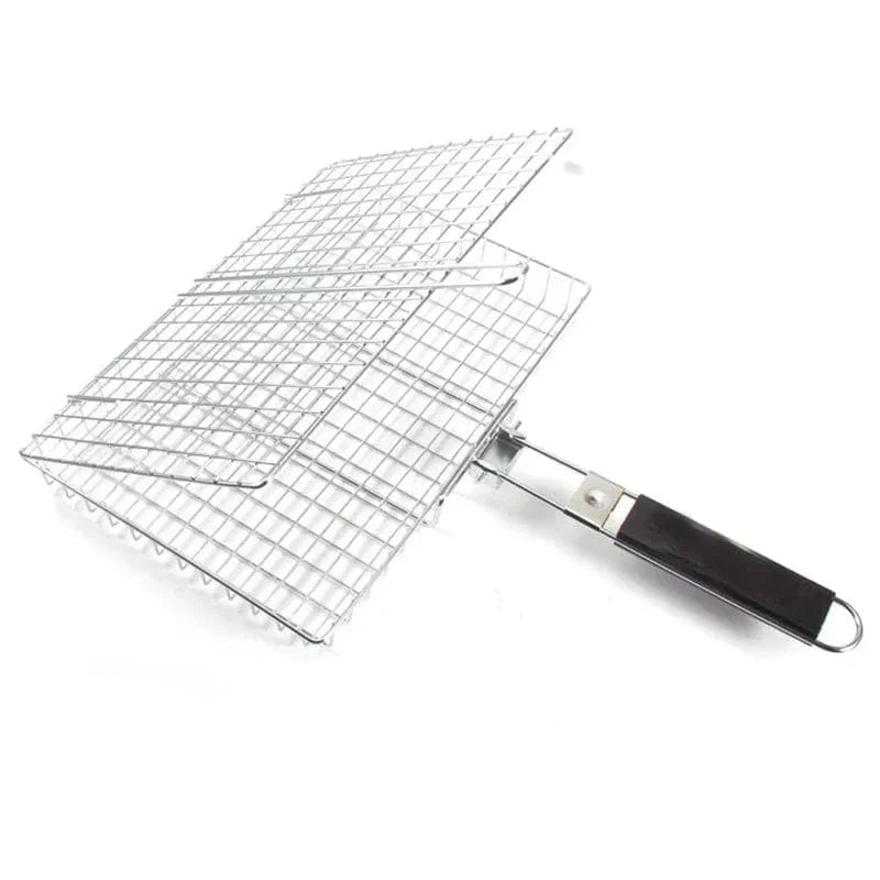 Praktisk grillkurv