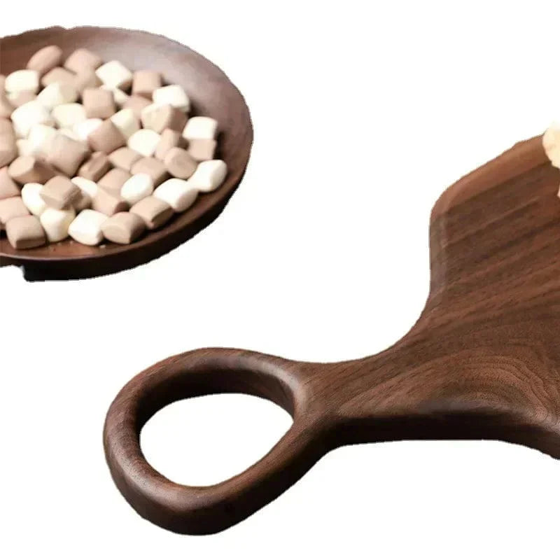 Køkkenskærebræt i massivt valnøddetræ - rektangel - miljøvenligt