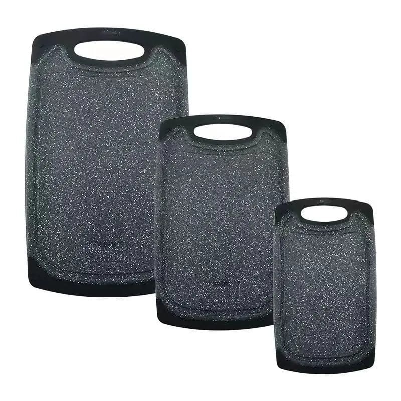 Køkkenskærebræt i imiteret marmor - 3-delt sæt - Praktisk og stilfuldt