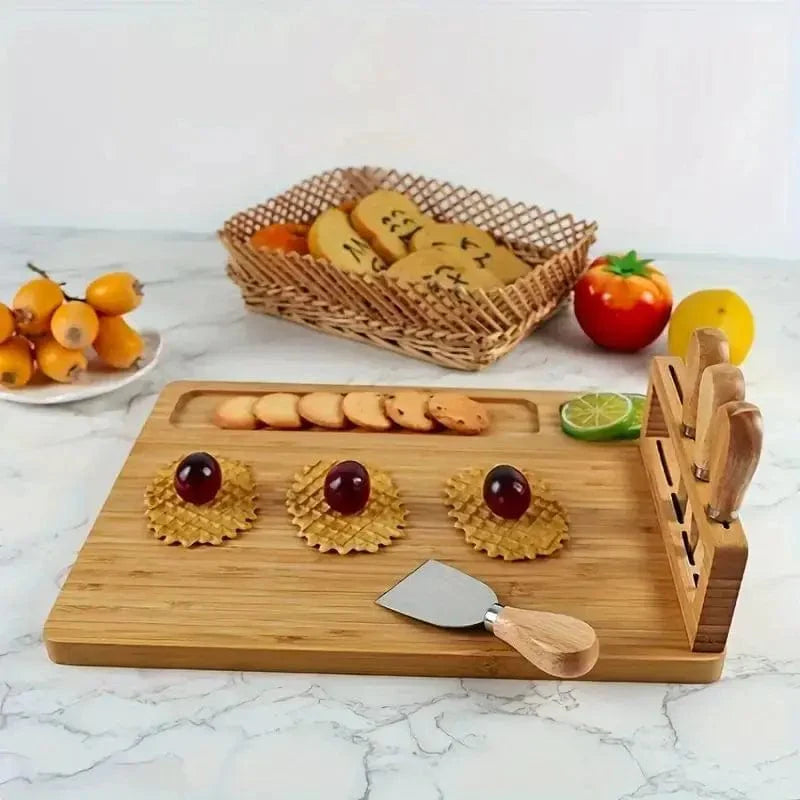 Nanzhu Multifunktionsskærebræt med 4 skæreværktøjer