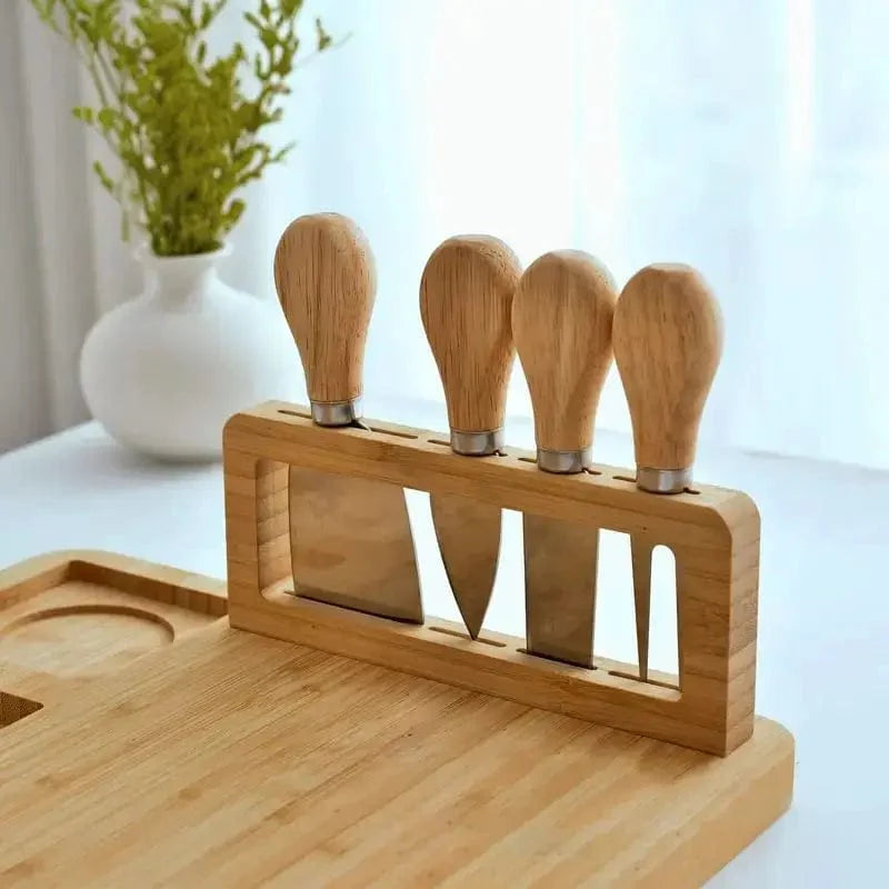 Nanzhu Multifunktionsskærebræt med 4 skæreværktøjer