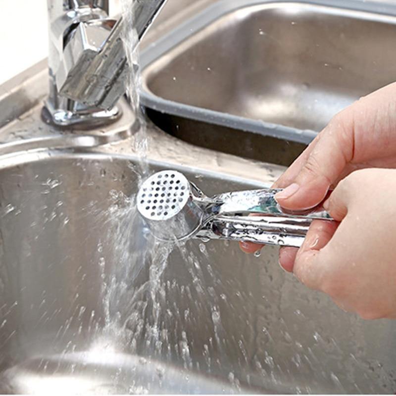 Hvidløgspresser i rustfrit stål