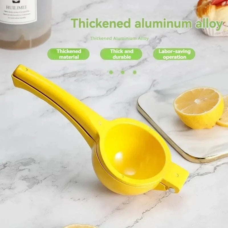 Farvet manuel citronpresser - Extracteur de jus compact yellow