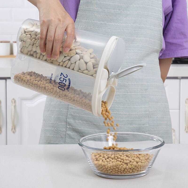 Opbevarings- og konserveringsbeholdere med flere rum