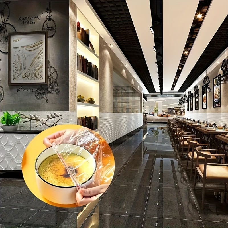 100 stk. madfilmruller, friske farver DIY-køkken - LY102027 100 stk.