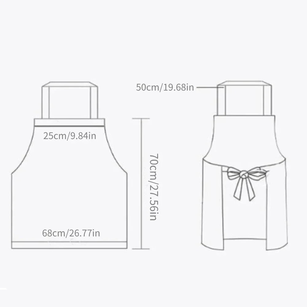 Klassisk PVC-vandtæt køkkenforklæde "Cooking