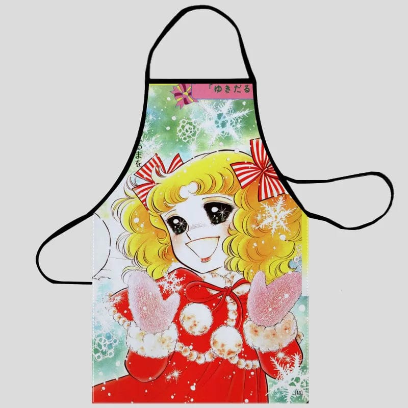 Oxford-køkkenforklæde til kvinder - rengøringsforklæde til husholdningen med lomme