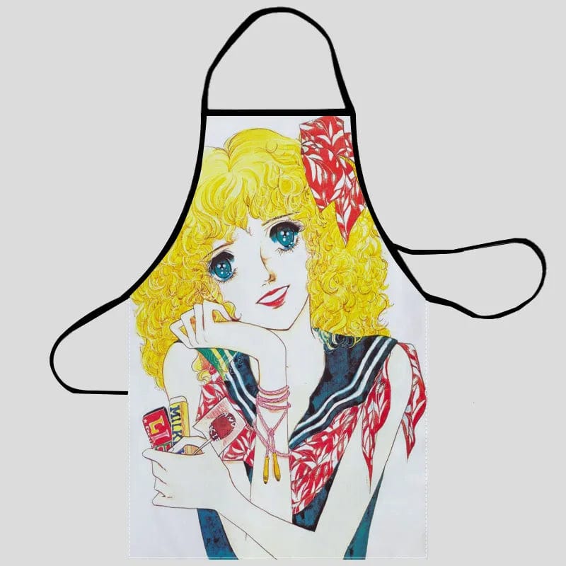 Oxford-køkkenforklæde til kvinder - rengøringsforklæde til husholdningen med lomme