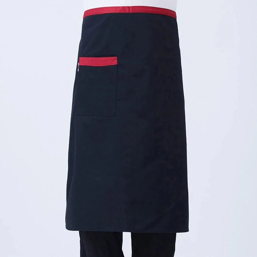 Justerbart, stribet køkkenforklæde til voksne - ideelt til restaurant, camping og madlavning B-heihongdai